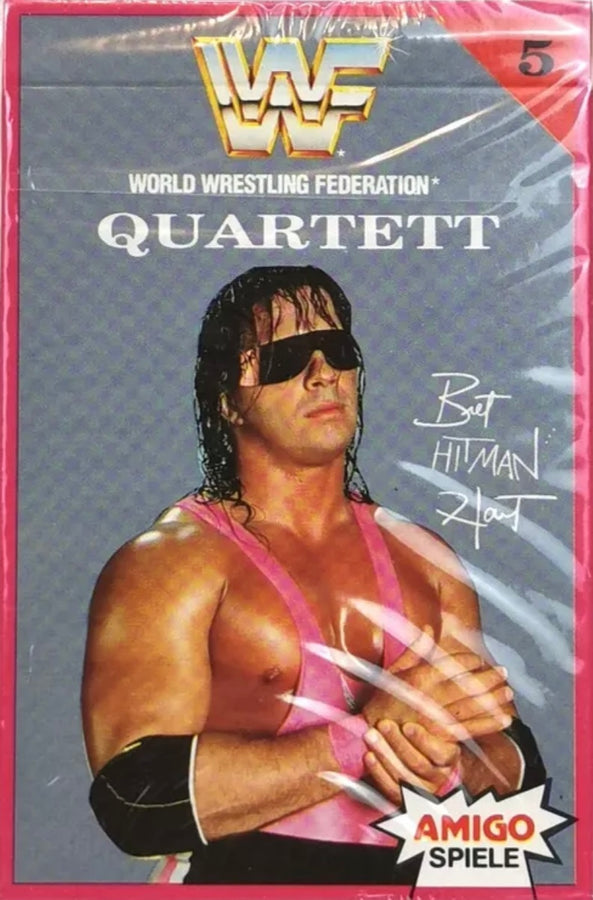 WWF Quartett Card Game 1993 Bret Hart Pwcatalog
