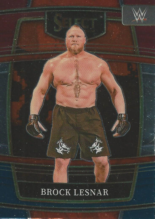 WWE Panini Select 2022 Red/Silver/Blue Brock Lesnar #5