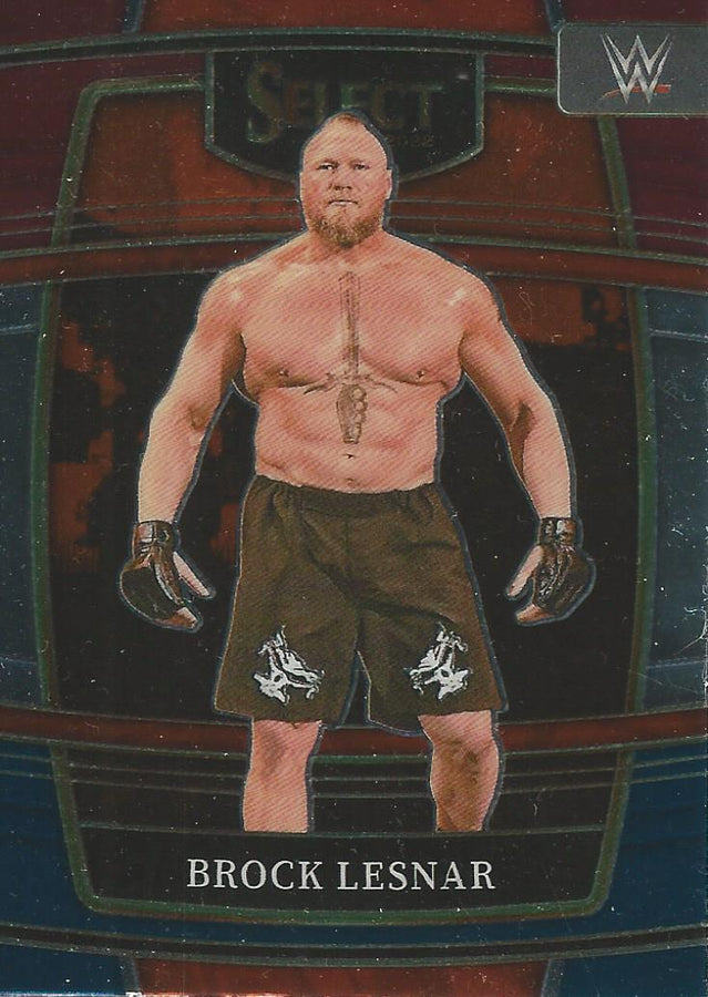 WWE Panini Select 2022 Red/Silver/Blue Brock Lesnar #5