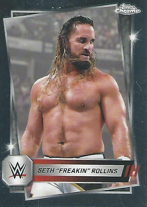 WWE Topps Chrome 2025 Trading Cards Seth Rollins No.5 PW Catalog