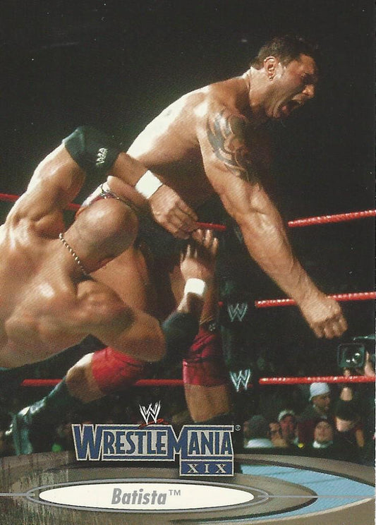 WWE Fleer Wrestlemania XIX 2003 Batista #5