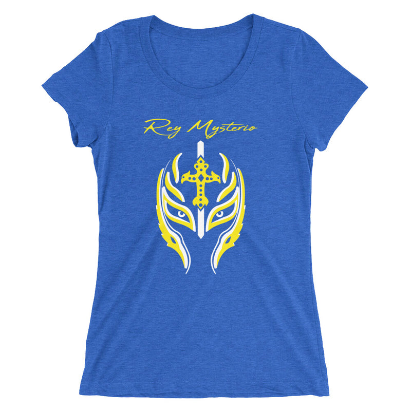 Rey Mysterio "Greatest Mask of All Time" Women's Tri-Blend T-Shirt T-Shirt PW Catalog