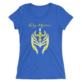 Rey Mysterio "Greatest Mask of All Time" Women's Tri-Blend T-Shirt T-Shirt PW Catalog