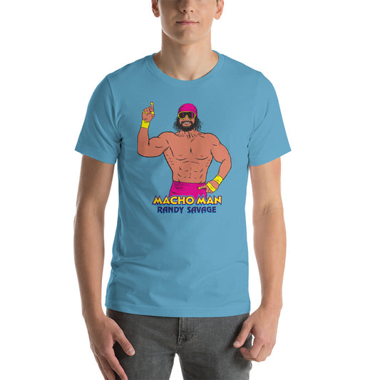 "Macho Man" Randy Savage "Old School Illustration" Unisex T-Shirt
