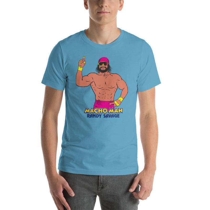 "Macho Man" Randy Savage "Old School Illustration" Unisex T-Shirt