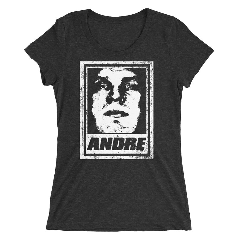 Andre the Giant "Street Art" Women's Tri-Blend T-Shirt