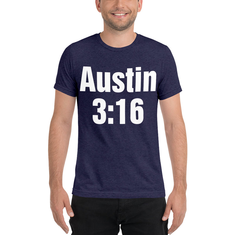 Stone Cold Steve Austin "3:16" Men's Tri-Blend T-Shirt