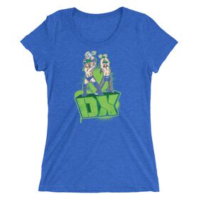 D-Generation X "Illustrated Logo" Women's Tri-Blend T-Shirt T-Shirt PW Catalog