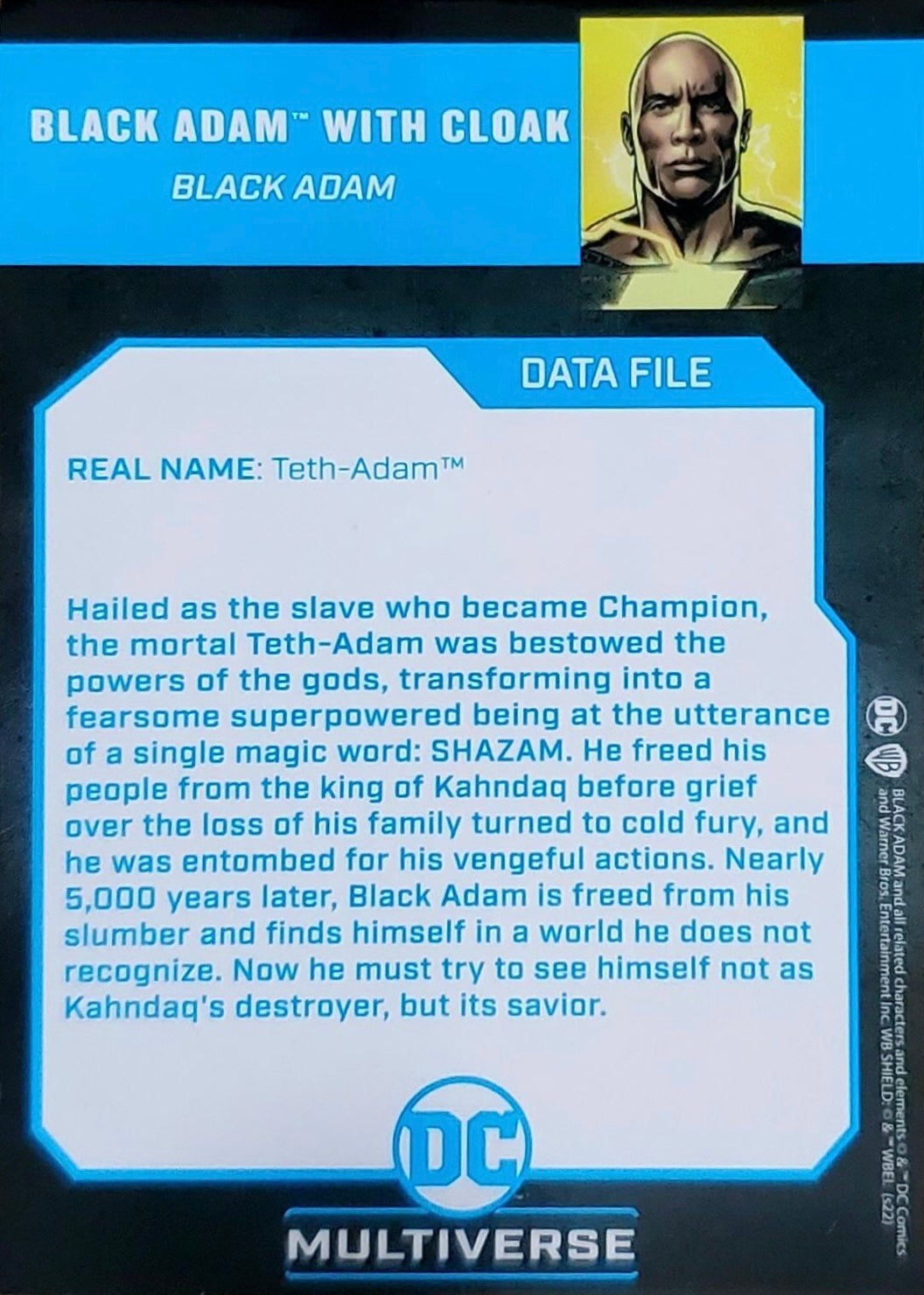 Black Adam With Cloak (Ancient Costume) - image 2