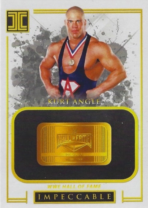 WWE Hall of Fame – Kurt Angle trading card PW Catalog