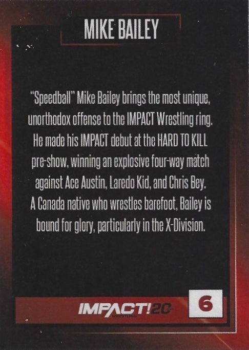 Mike Bailey trading card PW Catalog
