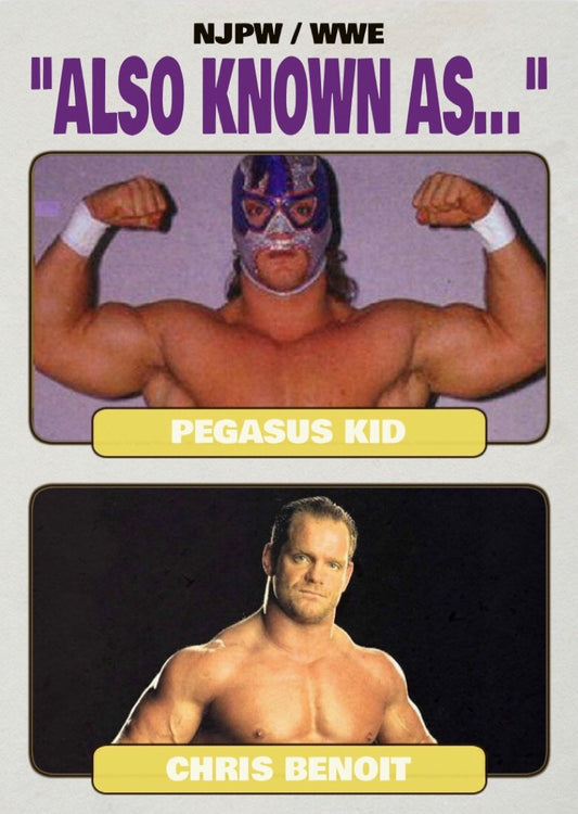 Pegasus Kid / Chris Benoit trading card PW Catalog