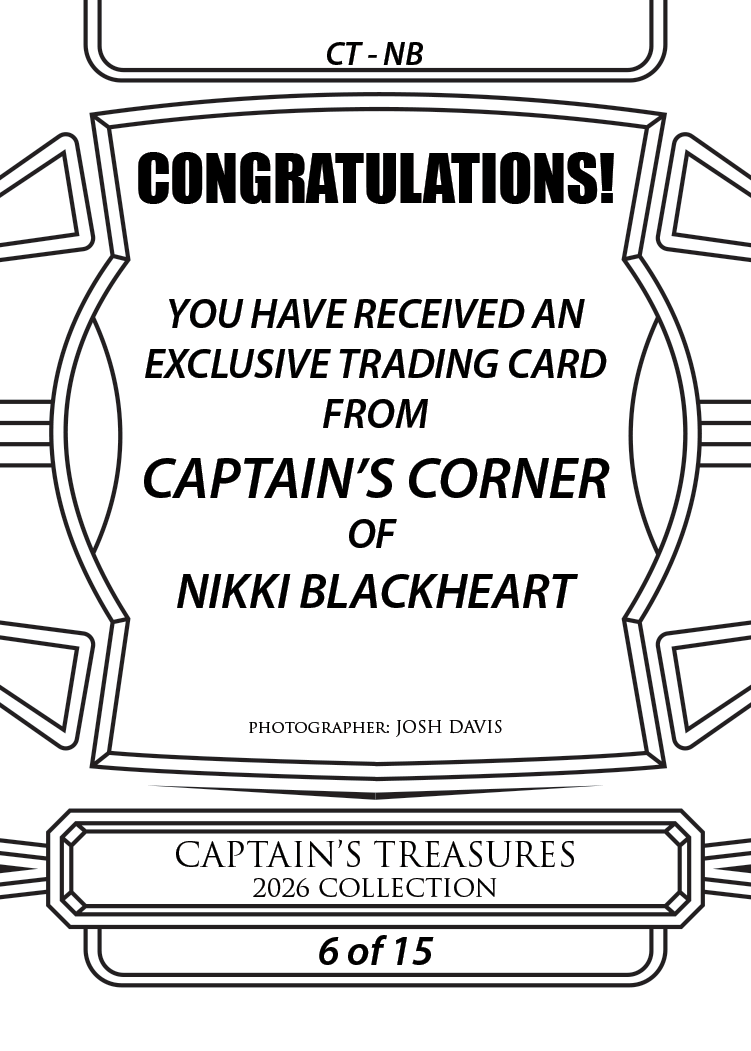 Nikki Blackheart trading card PW Catalog