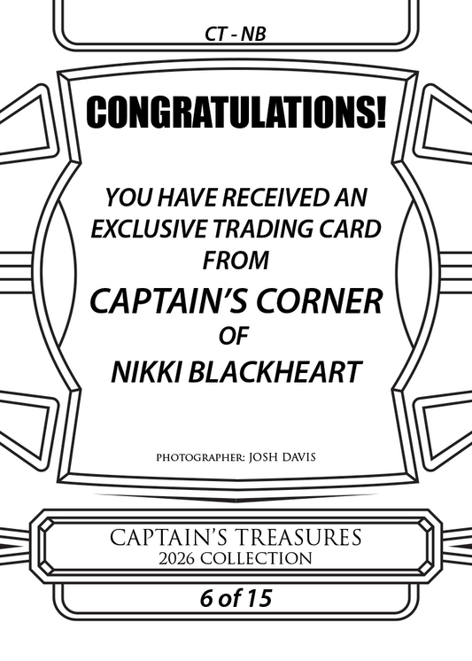 Nikki Blackheart trading card PW Catalog