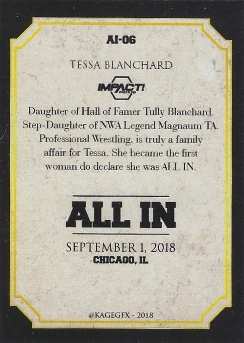 Tessa Blanchard “Undeniable”