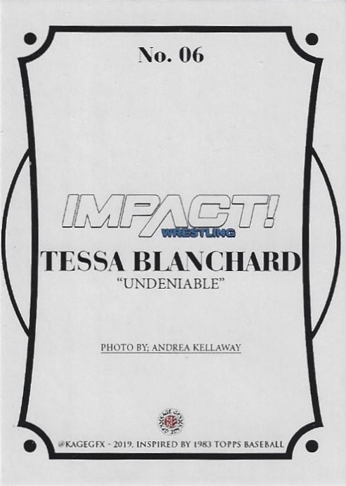 Tessa Blanchard “Undeniable”