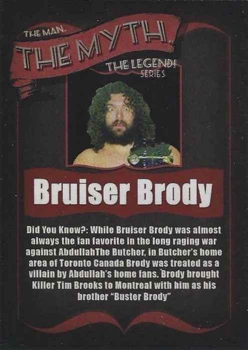 Bruiser Brody trading card PW Catalog