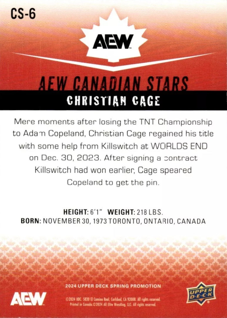 AEW Canadian Stars – Christian Cage