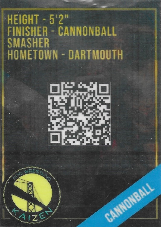 Cannonball trading card PW Catalog
