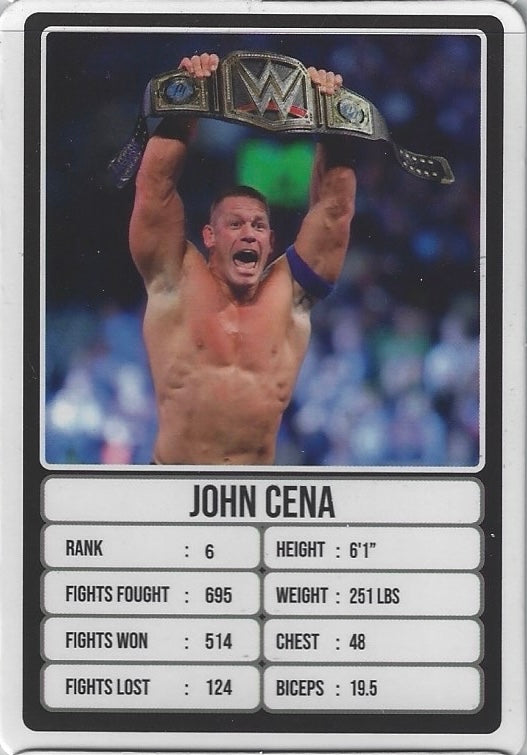 John Cena trading card PW Catalog