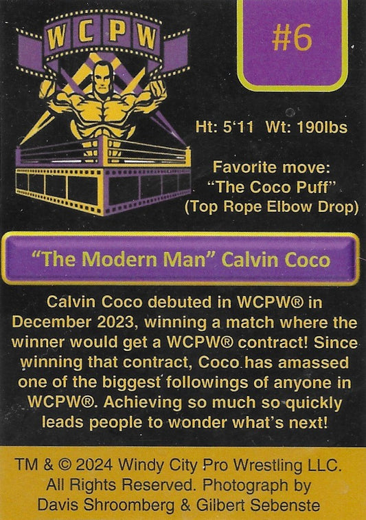 “The Modern Man” Calvin Coco trading card PW Catalog