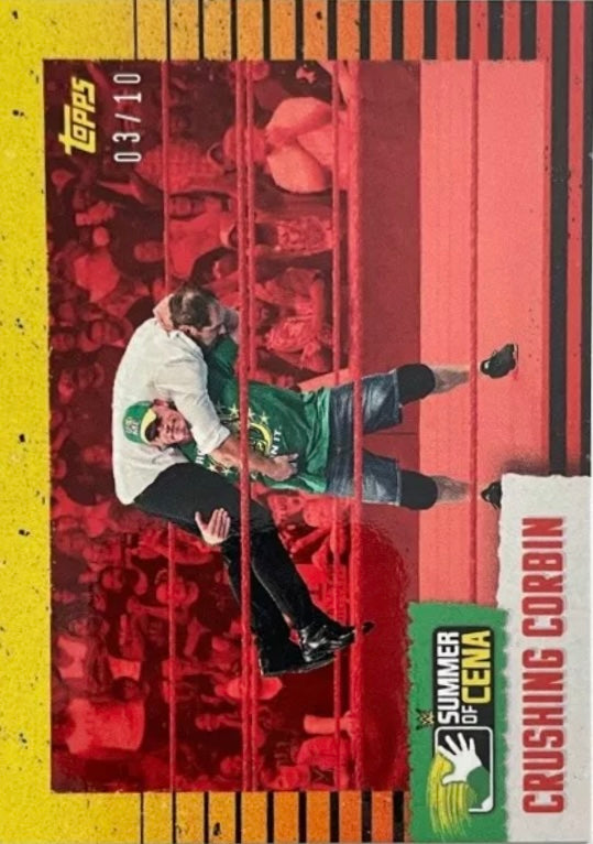 Smackdown – Crushing Corbin trading card PW Catalog