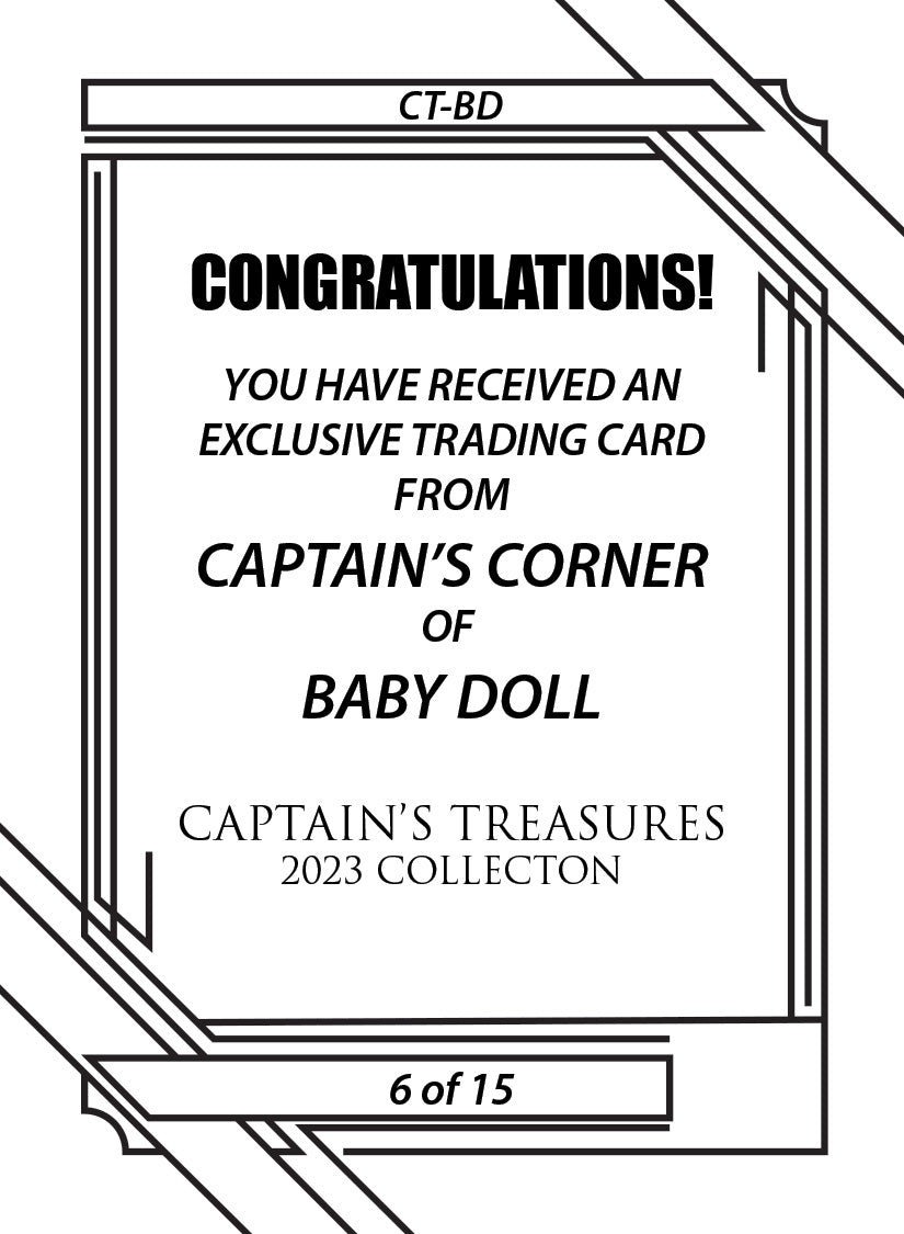 Baby Doll trading card PW Catalog