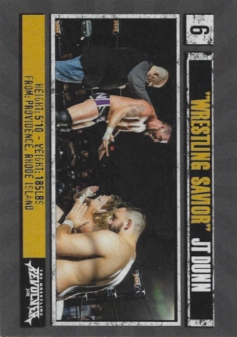 “Wrestling Savior” JT Dunn trading card PW Catalog
