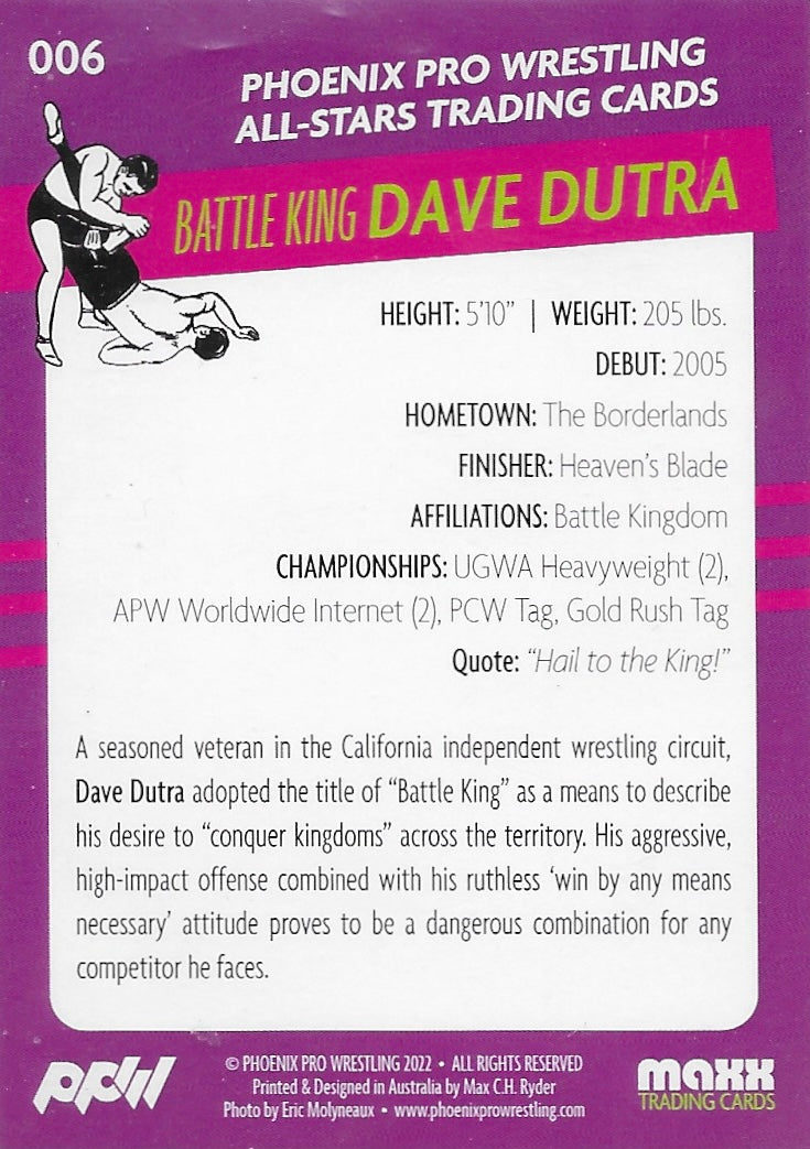 The Battle King Dave Dutra