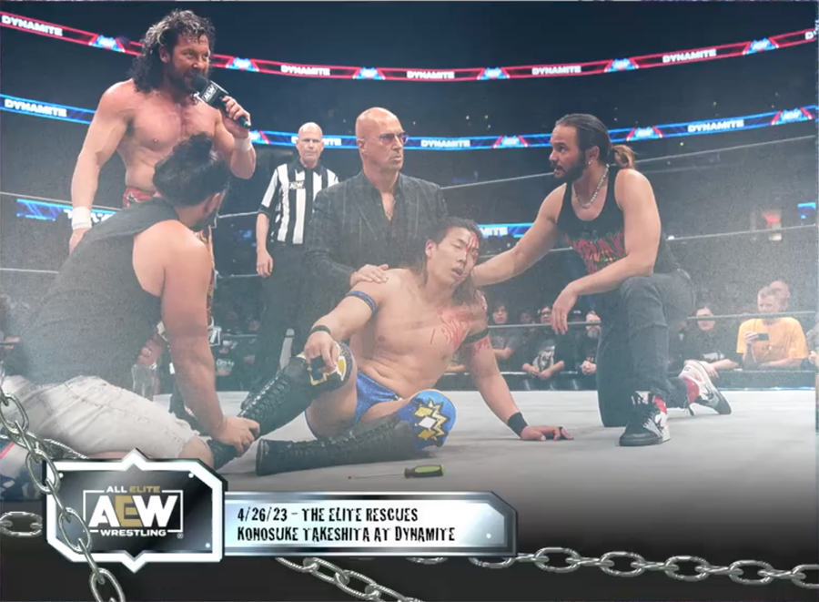 4/26/23 – The Elite – The Elite Rescues Konosuke Takeshita at Dynamite