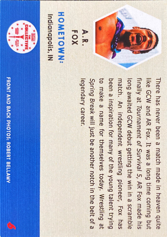 “The People’s Choice” A.R. FOX trading card PW Catalog