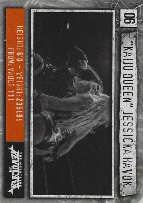 “Kaiju Queen” Jessica Havok trading card PW Catalog