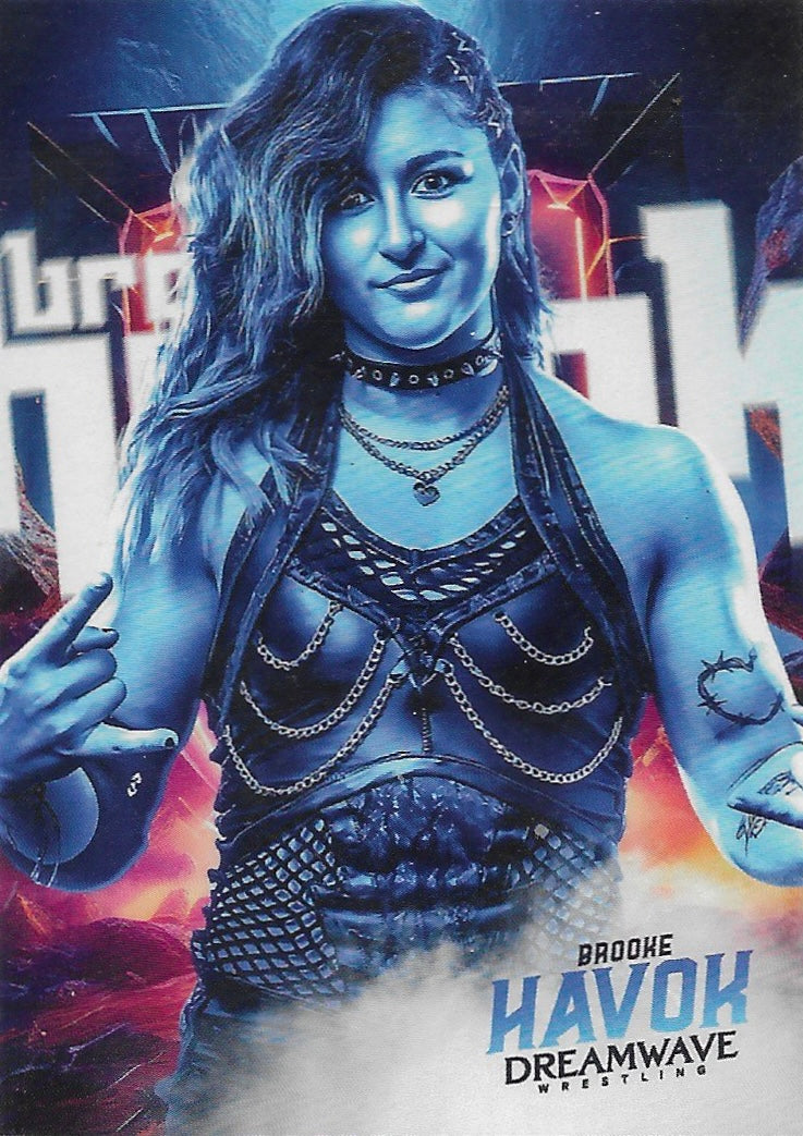 Brooke Havok trading card PW Catalog