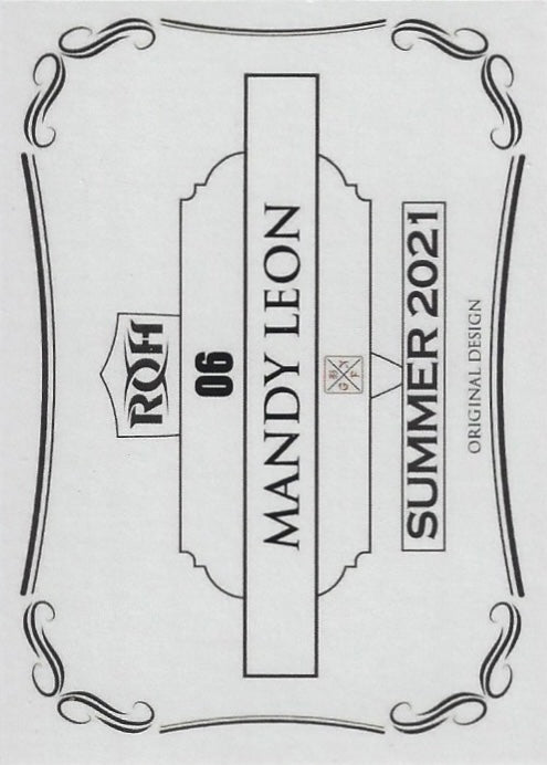 Mandy Leon trading card PWcatalog