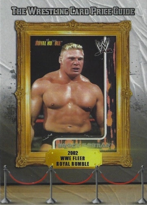 2002 WWE Fleer Royal Rumble – Brock Lesnar trading card PW Catalog