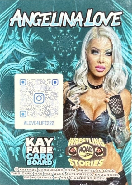 Angelina Love trading card PW Catalog