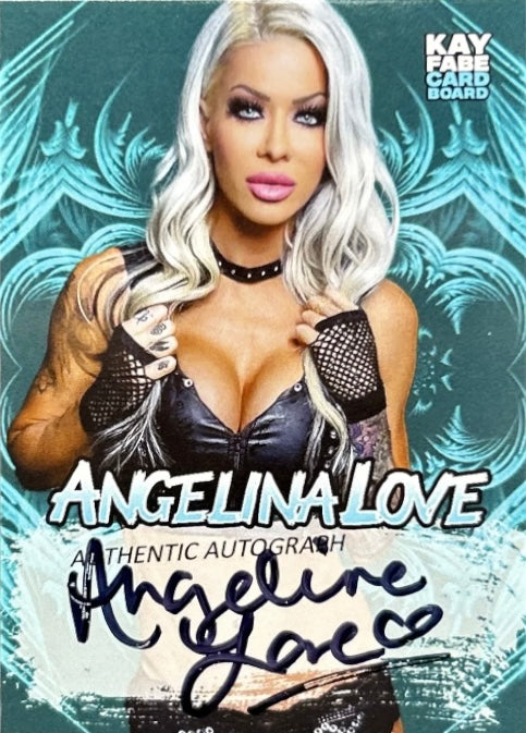 Angelina Love trading card PW Catalog