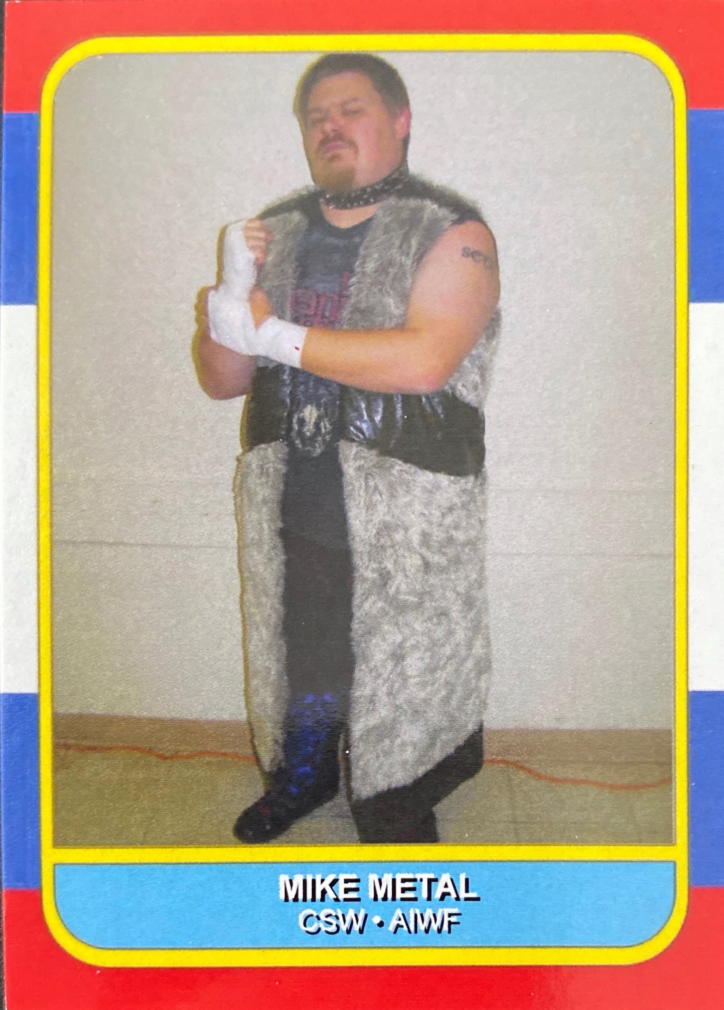 Mike Metal trading card PW Catalog