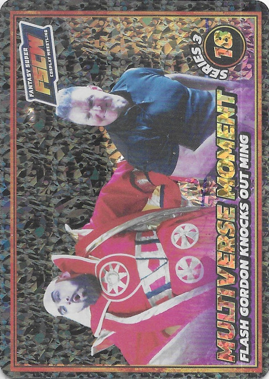 Multiverse Moment – Flash Gordon Knocks Out Ming trading card PW Catalog
