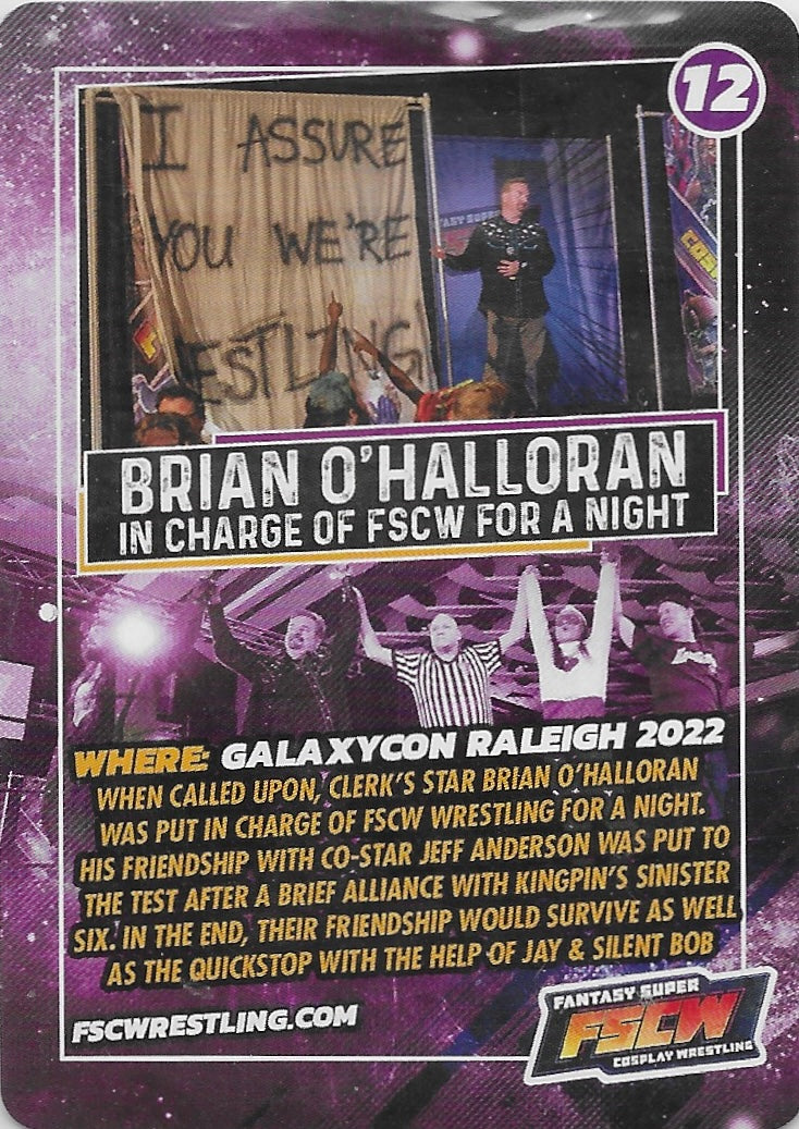 Multiverse Moment – Brian O’halloran in Charge of Fscw for a Night