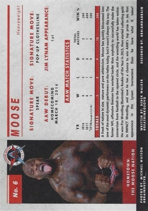 “MR. Impact Wrestling” Moose