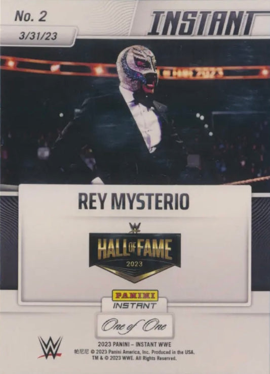 REY Mysterio – WWE Hall of Fame Class of 2023 trading card PW Catalog