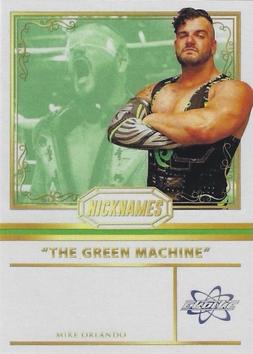 “The Green Machine” – Mike Orlando trading card PW Catalog
