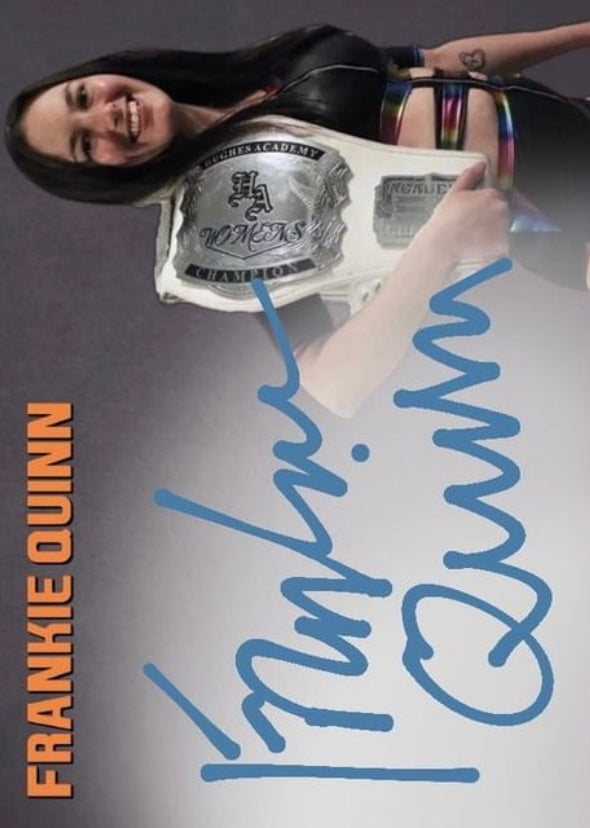 Frankie Quinn trading card PW Catalog