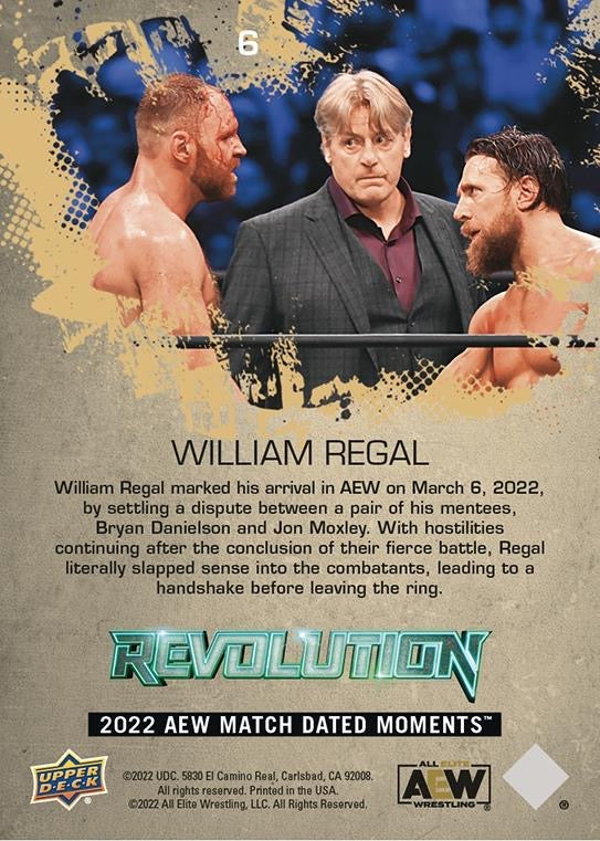 William Regal – Wrestling Legend William Regal Makes AEW Debut at Revolution