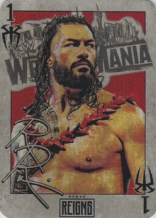 Roman Reigns trading card PW Catalog