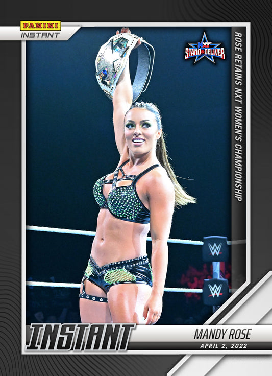 Mandy Rose – Rose Retains NXT Women’s Championship trading card PW Catalog