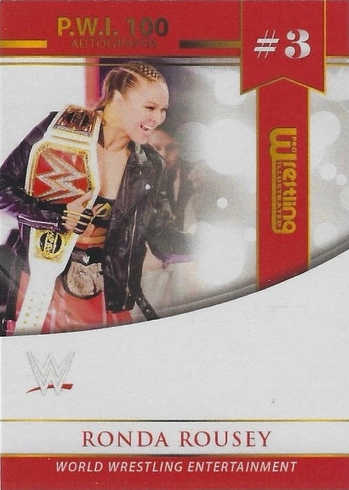 Ronda Rousey Trading Card PWcatalog