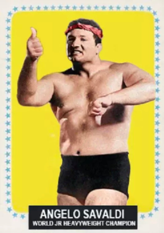 Angelo Savaldi trading card PW Catalog