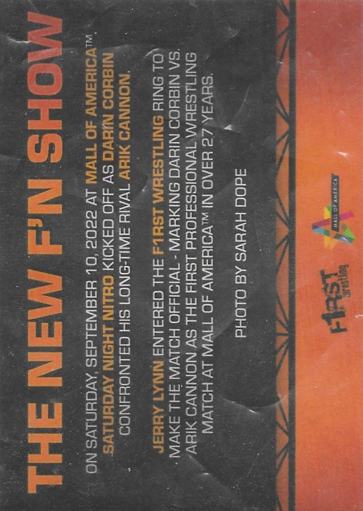 The New F’N Show trading card PW Catalog